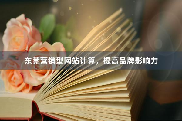 东莞营销型网站计算，提高品牌影响力