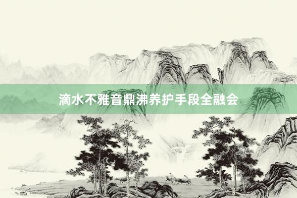滴水不雅音鼎沸养护手段全融会
